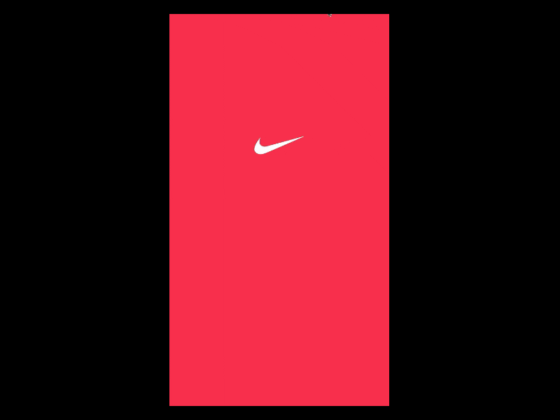 Nike Promotion Ads — Parallax Effect
