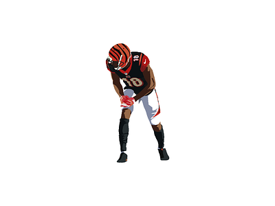 A J Green art bengals cincinnati design game illustrator nfl nfl100 success vector