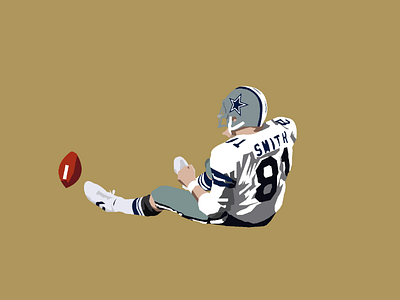 Jackie Smith cowboys dallas game illustration illustrator nfl nfl100 success