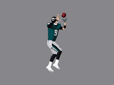 Nick Foles design eagles illustrator nfl nfl100 philadelphia vector