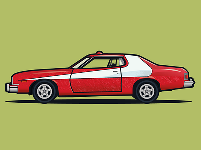 Gran Torino 74 vector illustrator design