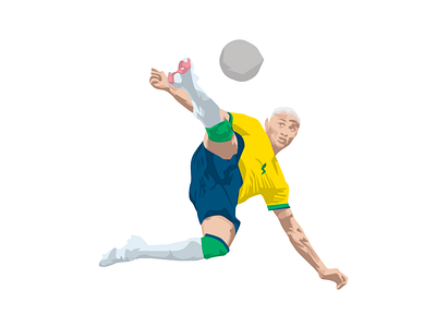 Richarlison adobe brazil design fifa game goal illustration illustrator richarlison soccer vector