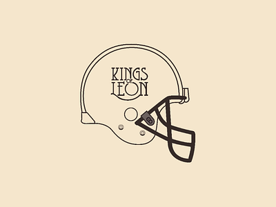 Kings of Leon helmet vector illustrator design