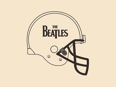 Beatles helmet vector illustrator design