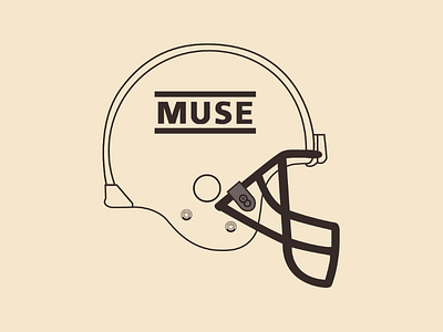 Muse Helmet vector illustrator design