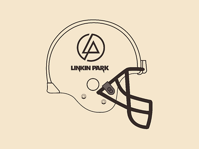 Linkin Helmet vector illustrator design