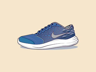 Nike shoe I vector illustrator design