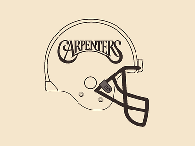 Carpenters helmet vector illustrator design