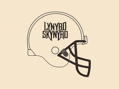 Lynyrd Helmet vector illustrator design
