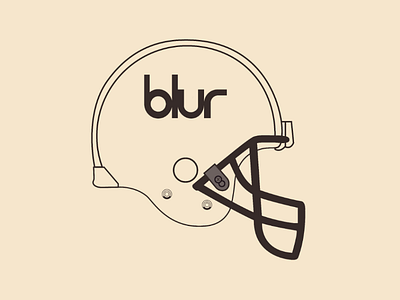 Blur helmet vector illustrator design