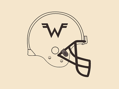 Weezer helmet vector illustrator design