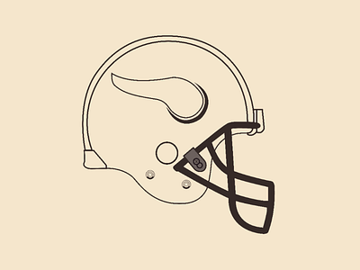 Vikings helmet vector illustrator design