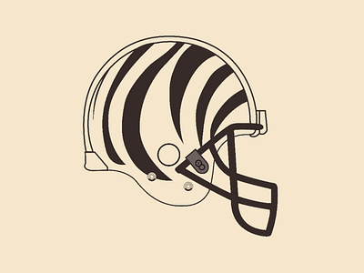 Bengals helmet vector illustrator design