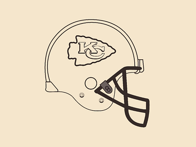 Kansas helmet vector illustrator design