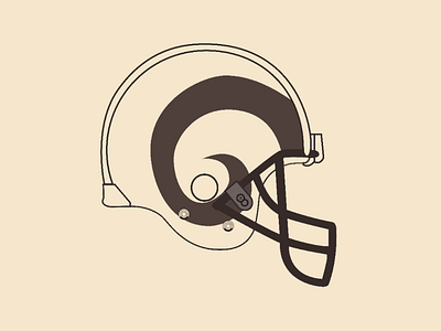 Rams helmet vector illustrator design