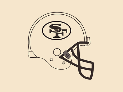 San Francisco helmet vector illustrator design