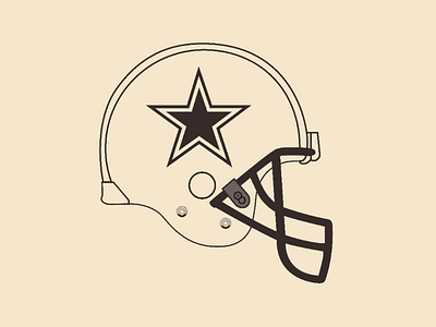 Dallas helmet vector illustrator design