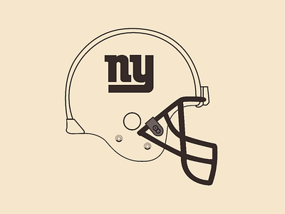 Giants helmet vector illustrator design