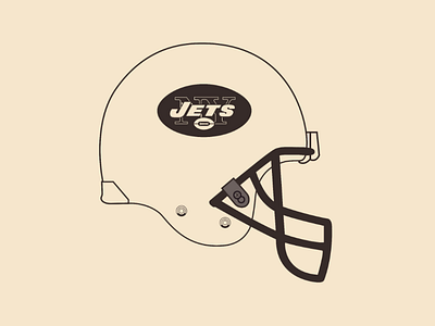 Jets helmet vector illustrator design