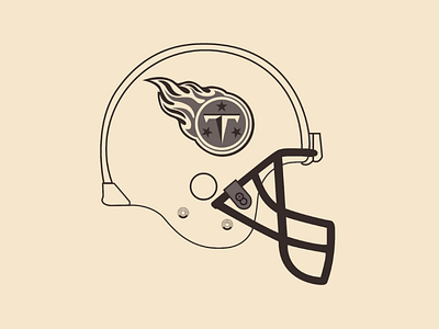 Titans helmet vector illustrator design