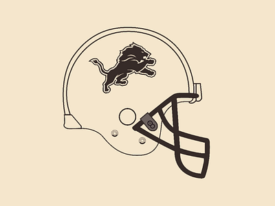 Lions helmet vector illustrator design