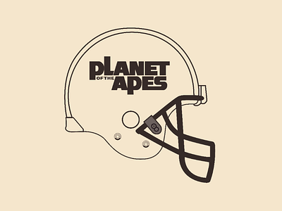 Apes helmet vector illustrator design