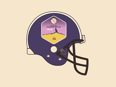 Teul helmet vector illustrator design