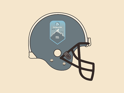 Sombrerete helmet vector illustrator design