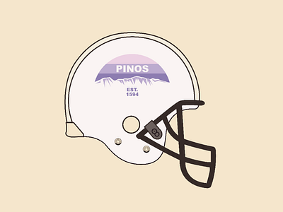 Pinos helmet vector illustrator design