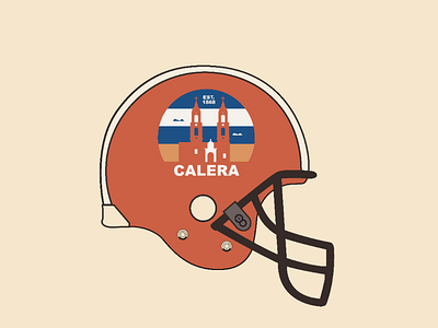 Calera helmet vector illustrator design