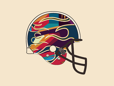 Infinity 34 helmet vector illustrator design