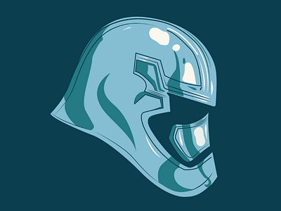 Phasma helmet vector illustrator design