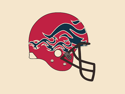 Fire helmet vector illustrator design