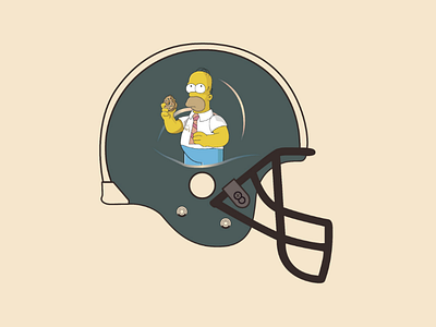 Homero helmet vector illustrator design