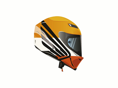 Races 82 helmet vector illustrator design