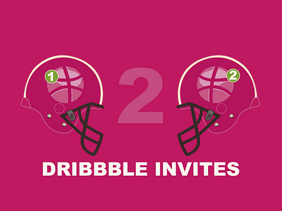 Dribbble invites vector illustrator design