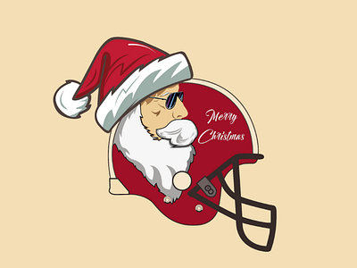 Merry christmas vector illustrator design