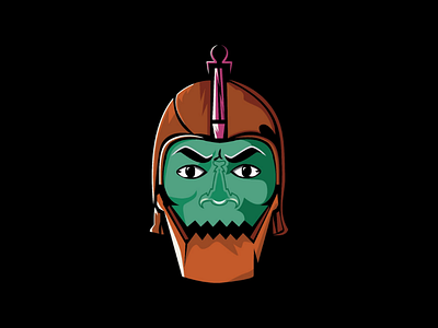 Trapjaw vector illustrator design 80s