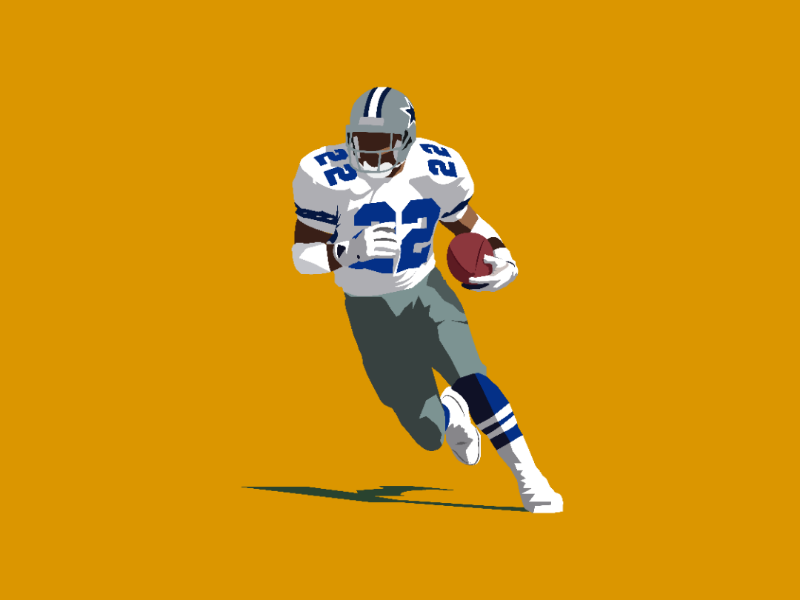 Emmitt Smith editorial stock image. Image of touchdown - 74030044