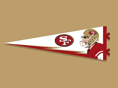 Pennant of the 49ers