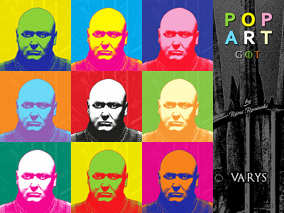 Pop Art GOT Varys conleth hill conleth hill conlethhill conlethhill game of thrones got grrm hbo illustration pop art popart rosinski rosinski rémi rémi rosinski varys