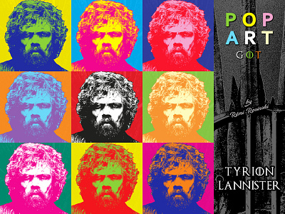 Pop Art GOT Tyrion Lannister game of thrones got grrm hbo illustration lannister lord peter peter hayden dinklage peter hayden dinklage pop art popart rosinski rémi rémi rosinski tyrion tyrion lannister