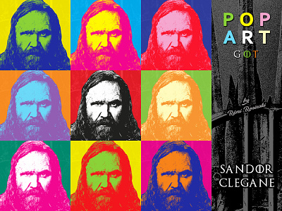 Pop Art GOT Sandor Clegane