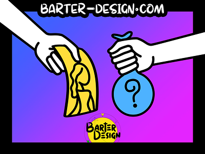 Barter Design Logo barter barter design bartering branding illustration logo logo design logodesign logotype rosinski rémi rémi rosinski troc troc design