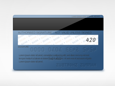 Credit card bank card credit credit card e commerce illustration visa