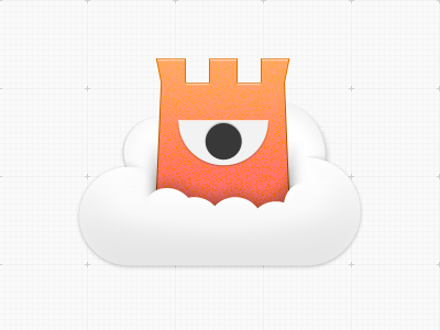 Detectify Logo analysis app cloud eye hack hacking logo protection security service test tower web app