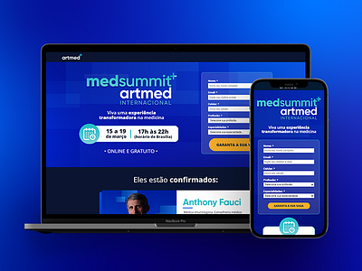 MedSummit Artmed - Landing Page