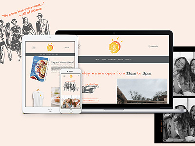 Taqueria del Sol Website Realignment mid century modern realignment tacos web design
