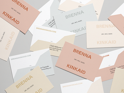 Brenna Kinkaid brand identity branding design logo print type typography