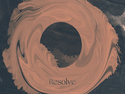 Resolve collage design illustration print type typography